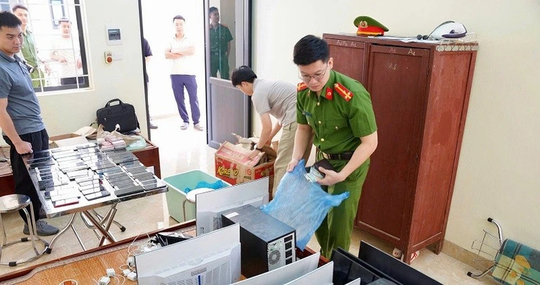 Công an Điện Biên triệt phá đường dây lừa đảo xuyên quốc gia Công an Điện Biên triệt phá đường dây lừa đảo xuyên quốc gia