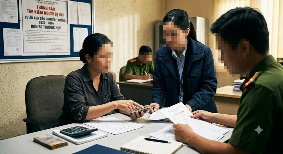 Công an Đồng Nai tìm 50 bị hại vụ lừa đảo xin vào trường đầu cấp Công an Đồng Nai tìm 50 bị hại vụ lừa đảo xin vào trường đầu cấp