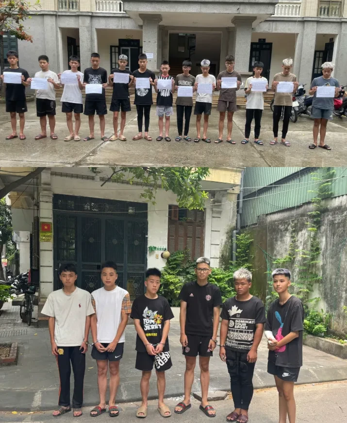 Công an Hà Nội ngăn chặn kịp thời 2 nhóm thanh thiếu niên mang hung khí hẹn hỗn chiến