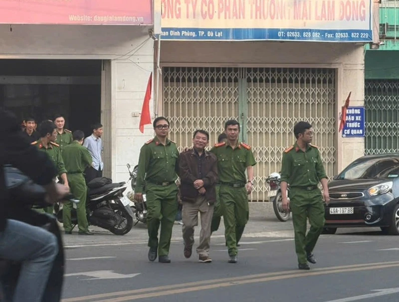 Công an làm việc với Giám đốc Trung tâm dịch vụ đấu giá tỉnh Lâm Đồng Công an làm việc với Giám đốc Trung tâm dịch vụ đấu giá tỉnh Lâm Đồng