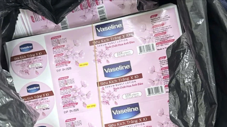 Công an TP.HCM bắt 5 người vụ 'xưởng kem trộn' giả nhãn hiệu OLAY, Vaseline... Công an TP.HCM bắt 5 người vụ 'xưởng kem trộn' giả nhãn hiệu OLAY, Vaseline...