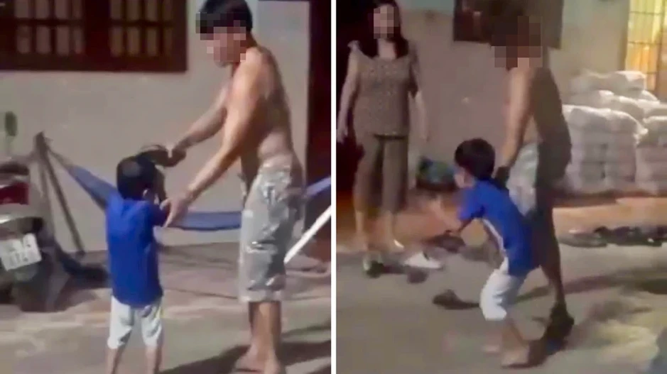 Công an TP.HCM xác minh clip người cha dùng dép đánh con Công an TP.HCM xác minh clip người cha dùng dép đánh con