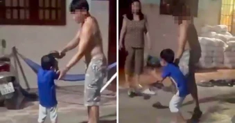 Công an TP.HCM xác minh clip người cha dùng dép đánh con