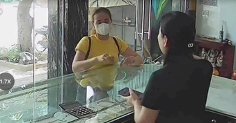 Công an truy tìm khẩn cấp đôi nam nữ liên quan vụ cướp giật ở tiệm vàng