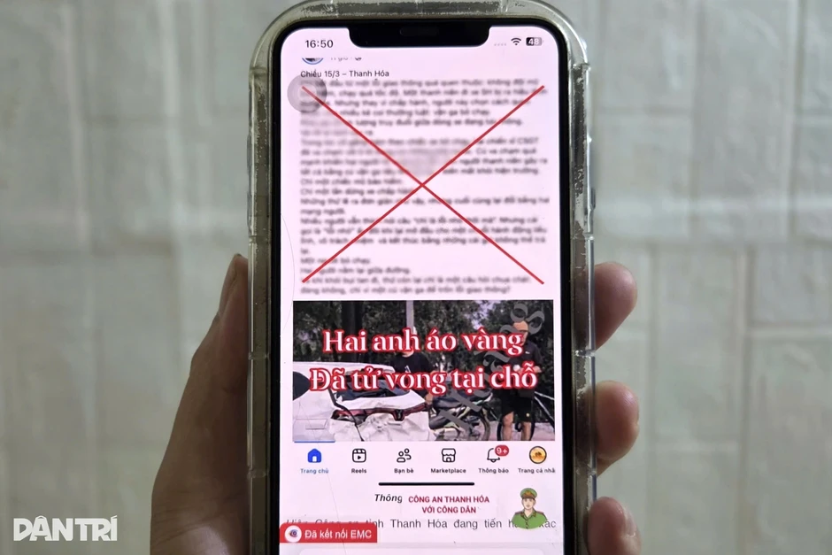 Công an truy tìm người tung tin giả "hai cảnh sát giao thông tử vong" Công an truy tìm người tung tin giả "hai cảnh sát giao thông tử vong"
