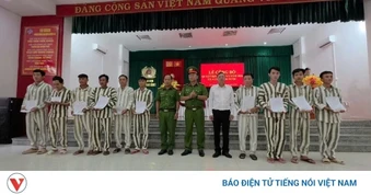 Công bố quyết định đặc xá tại Trại giam Kênh 7