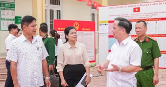 Công tác đảm bảo an ninh, an toàn ngày bầu cử ở tỉnh có bờ biển dài nhất nước ra sao?