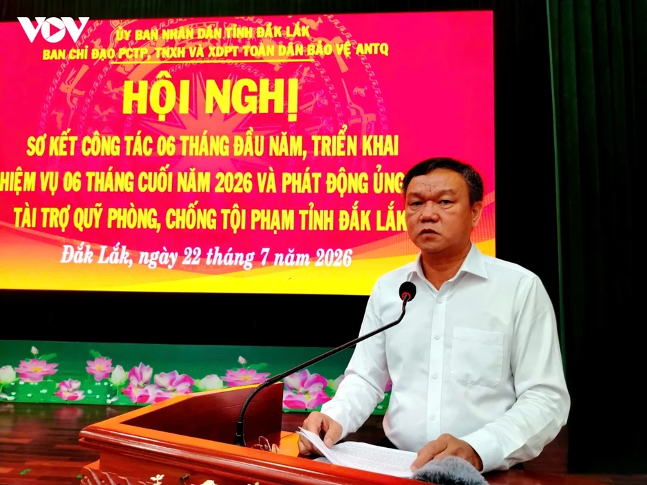 Đắk Lắk quyết tâm trấn áp các loại tội phạm, bảo đảm bình yên địa bàn Đắk Lắk quyết tâm trấn áp các loại tội phạm, bảo đảm bình yên địa bàn