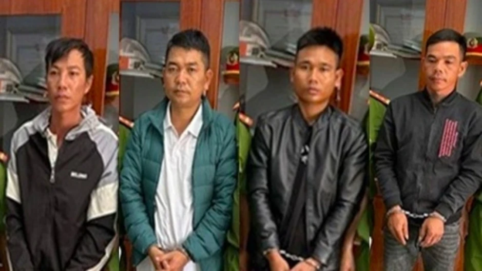 Đánh nhau sau va chạm giao thông, 4 người bị bắt