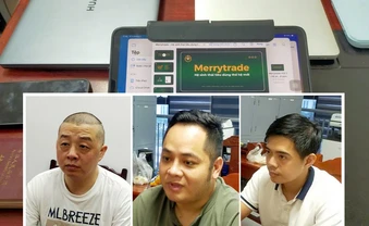 Đánh sập sàn thương mại điện tử Merry Trade lừa đảo hàng chục tỉ đồng