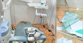 Đi khám răng, thanh niên lên cơn đập phá nhiều tài sản