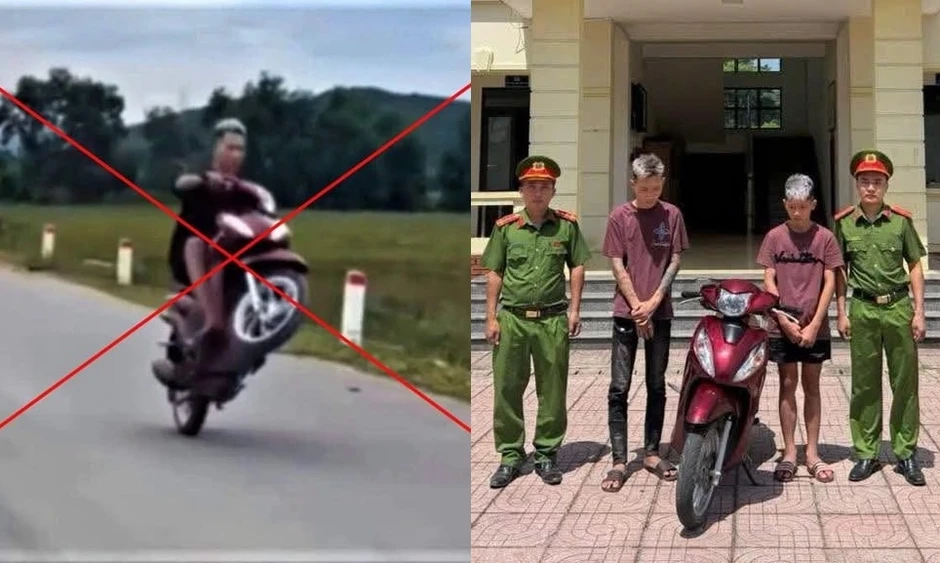 Đi trộm xe máy còn "bốc đầu" đăng lên Tiktok, nam thanh niên bị khởi tố Đi trộm xe máy còn "bốc đầu" đăng lên Tiktok, nam thanh niên bị khởi tố