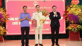 Điều động, bổ nhiệm đồng chí Phạm Hải Anh làm Viện trưởng Viện Kiểm sát nhân dân tỉnh Bắc Ninh