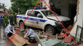 Đồng Tháp bác bỏ thông tin xe công vụ lao vào nhà dân, chiến sĩ công an tử vong