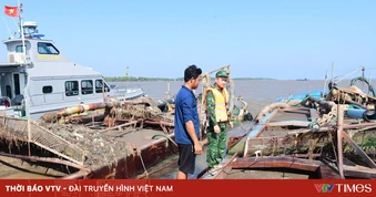 Đồng Tháp: Bắt giữ 3 phương tiện vận chuyển cát không rõ nguồn gốc trên biển