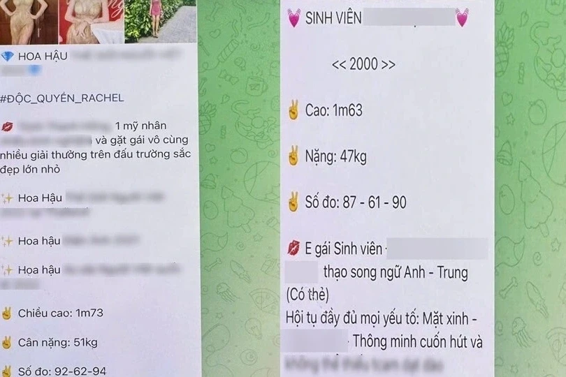 Gái bán dâm gắn mác "3 lần đăng quang hoa hậu, sinh viên thạo 2 ngoại ngữ" Gái bán dâm gắn mác "3 lần đăng quang hoa hậu, sinh viên thạo 2 ngoại ngữ"
