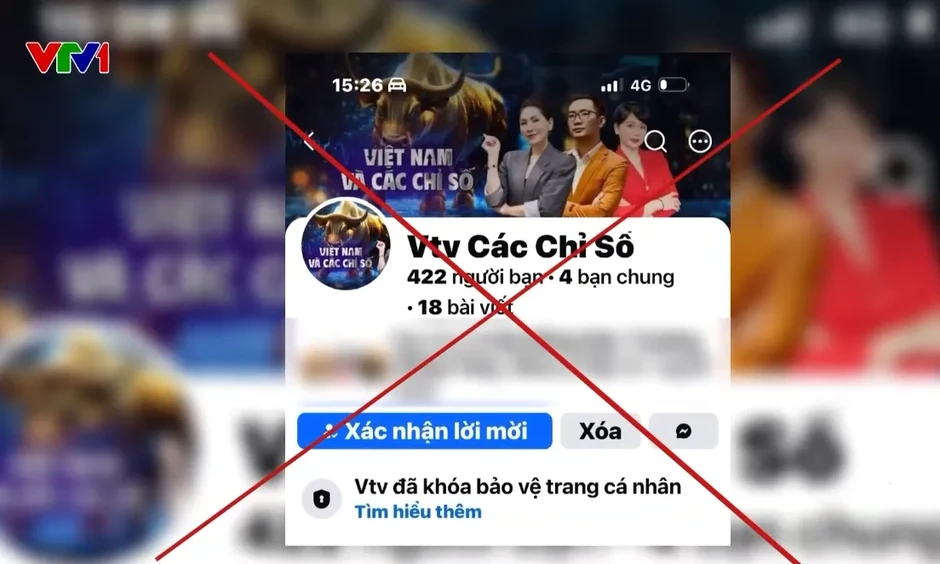 Giả mạo chương trình “Việt Nam và các chỉ số” của VTV lừa đảo mời gọi đầu tư Giả mạo chương trình “Việt Nam và các chỉ số” của VTV lừa đảo mời gọi đầu tư