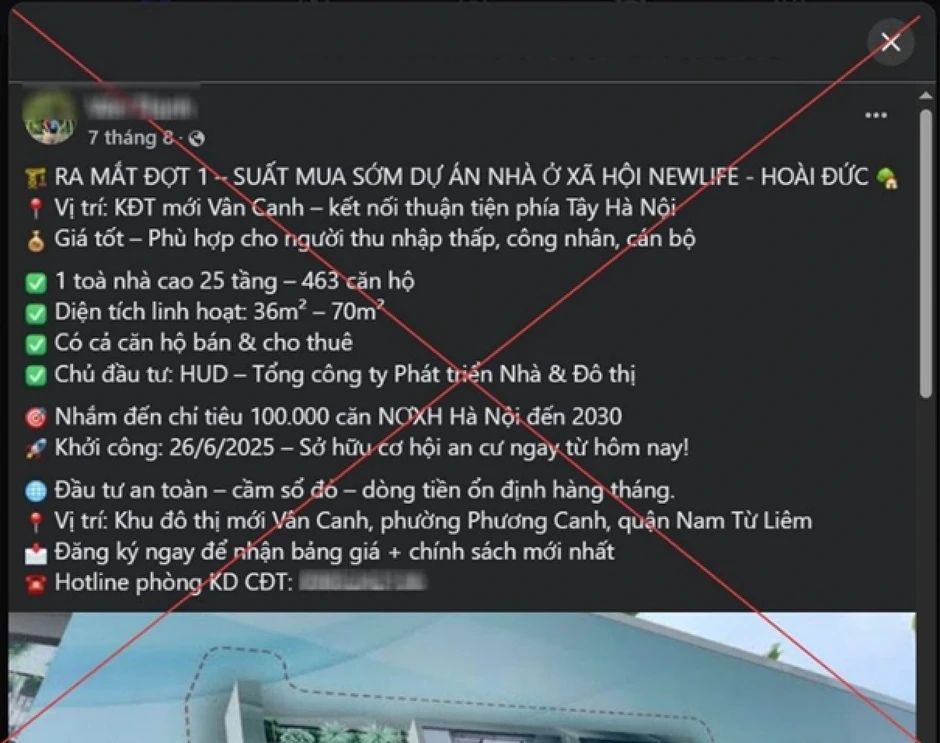 Hà Nội: Phạt 2 người rao bán ‘suất ngoại giao, suất nội bộ’ nhà ở xã hội Hà Nội: Phạt 2 người rao bán ‘suất ngoại giao, suất nội bộ’ nhà ở xã hội