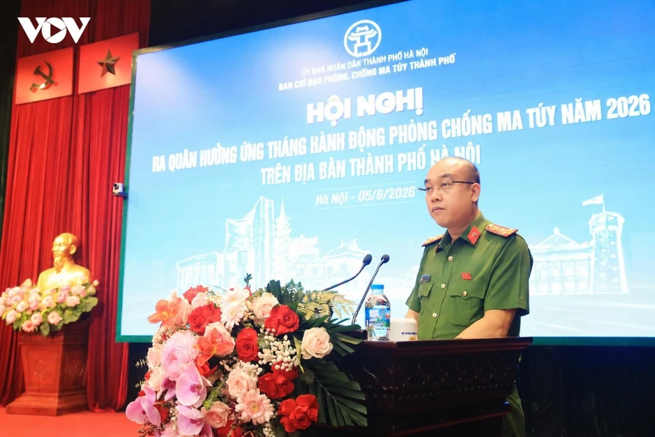 Hà Nội ra quân tháng hành động phòng chống ma túy năm 2026 Hà Nội ra quân tháng hành động phòng chống ma túy năm 2026
