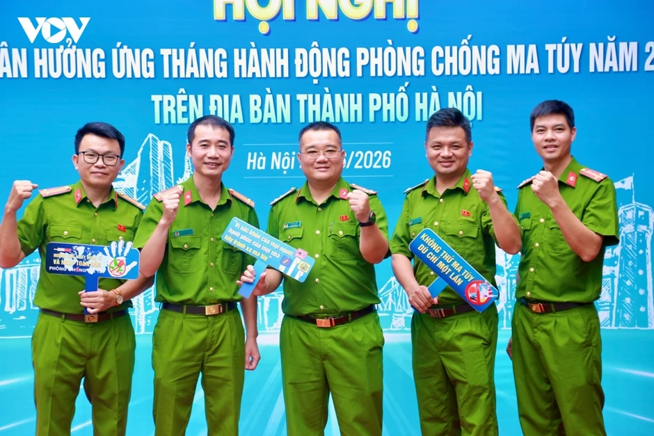 Hà Nội ra quân tháng hành động phòng chống ma túy năm 2026 Hà Nội ra quân tháng hành động phòng chống ma túy năm 2026