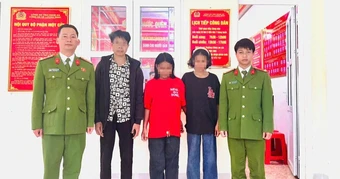 Hai bé gái trốn nhà "ra nước ngoài làm việc", được tìm thấy trong khách sạn