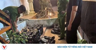 Hải Phòng thu giữ gần 100 bình khí cười tại quán bar