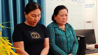 Hai phụ nữ bị cáo buộc chiếm đoạt tiền vận động quỹ Nghĩa tình đồng đội
