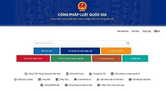 Hoàn thiện hệ sinh thái số của Cổng Pháp luật quốc gia