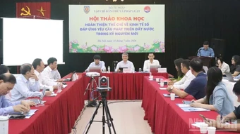 Hoàn thiện thể chế về kinh tế số, yêu cầu của kỷ nguyên mới