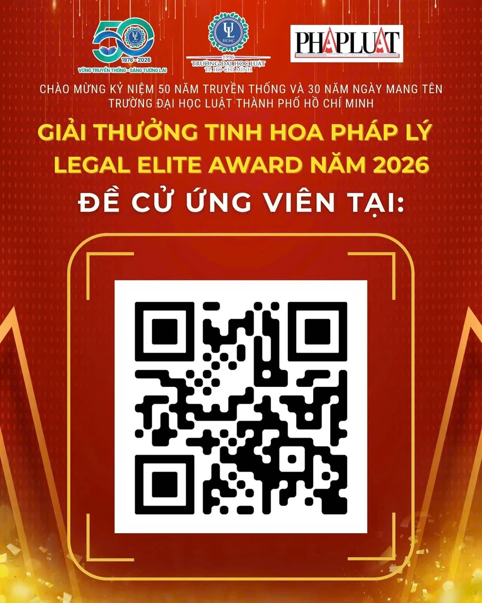 Hội đồng xét chọn Giải thưởng "Tinh Hoa Pháp Lý - Legal Elite Award" 2026 gồm những ai? Hội đồng xét chọn Giải thưởng "Tinh Hoa Pháp Lý - Legal Elite Award" 2026 gồm những ai?