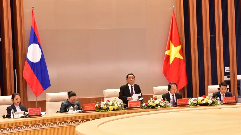 Hội nghị Tư pháp các tỉnh có chung đường biên giới Việt Nam-Lào mở rộng lần thứ 7 thúc đẩy hợp tác biên giới
