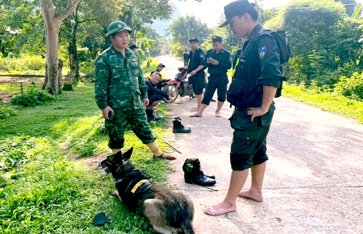 Hơn 100 người cùng chó nghiệp vụ vây ráp vùng rừng biên giới truy bắt nghi phạm giết vợ cũ Hơn 100 người cùng chó nghiệp vụ vây ráp vùng rừng biên giới truy bắt nghi phạm giết vợ cũ