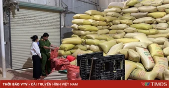 Hơn 22 tấn gạo giả thương hiệu Séng Cù bị phát hiện