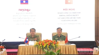 Khai mạc Hội nghị Sơ kết công tác phối hợp phòng, chống ma túy giữa Bộ Công an Việt Nam và Bộ Công an Lào
