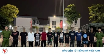 Khởi tố 7 đối tượng gây rối trật tự công cộng ở Thường Tín, Hà Nội