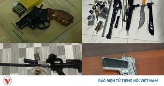 Khởi tố các đối tượng mua bán trái phép vũ khí quân dụng