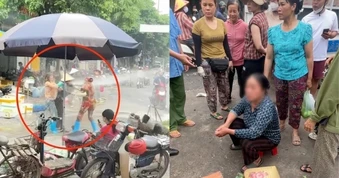 Khởi tố đối tượng xịt nước cao áp khiến người bán rau chảy máu mắt