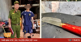 Khống chế kịp thời đối tượng dùng dao phay tấn công người dân ở Hà Nội