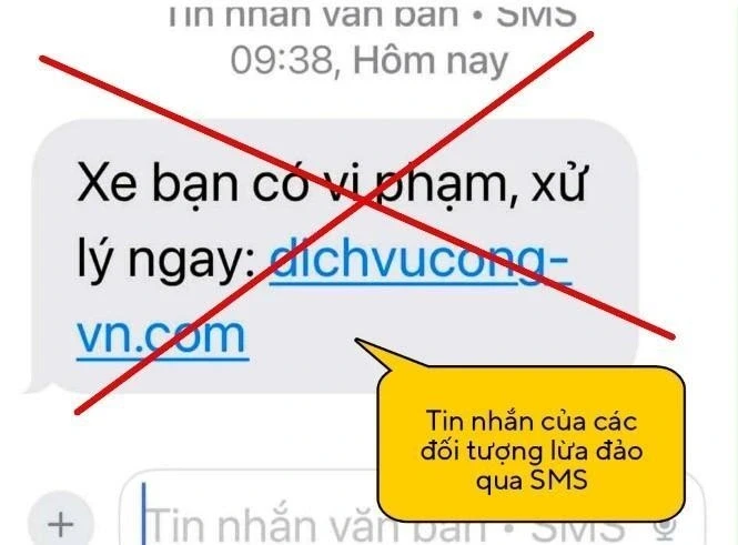 Không có chuyện công an thông báo “phạt nguội” qua tin nhắn Không có chuyện công an thông báo “phạt nguội” qua tin nhắn