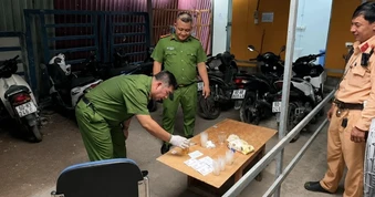 Kiểm tra ma túy hàng trăm công nhân và tài xế tại khu công nghiệp ở TPHCM