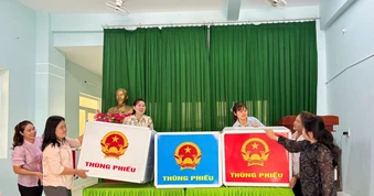 Lá phiếu - niềm tin cho ngày hội toàn dân vào 15-3