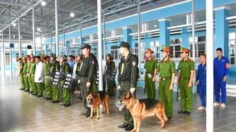 Lâm Đồng: Cơ sở cai nghiện ma túy số 3 tổ chức diễn tập phòng thủ