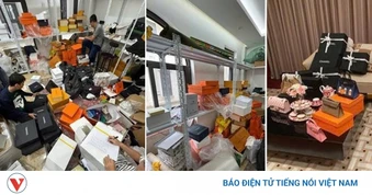 Lần theo Facebook, lộ kho hàng nghi giả mạo nhãn hiệu ở Hà Nội