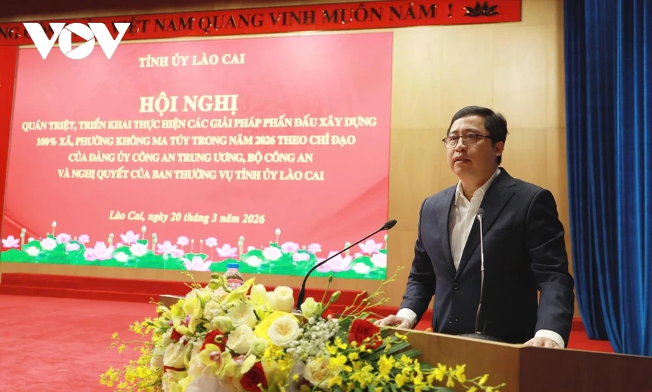 Lào Cai đặt mục tiêu hoàn thành 100% xã, phường không ma túy năm 2026 Lào Cai đặt mục tiêu hoàn thành 100% xã, phường không ma túy năm 2026