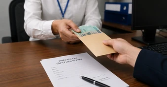 Luật sư và người bán nước trước Sở Tư pháp TPHCM nhận tiền "chạy" lý lịch