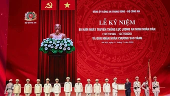 Lực lượng An ninh nhân dân nhận Huân chương Sao vàng lần thứ 4