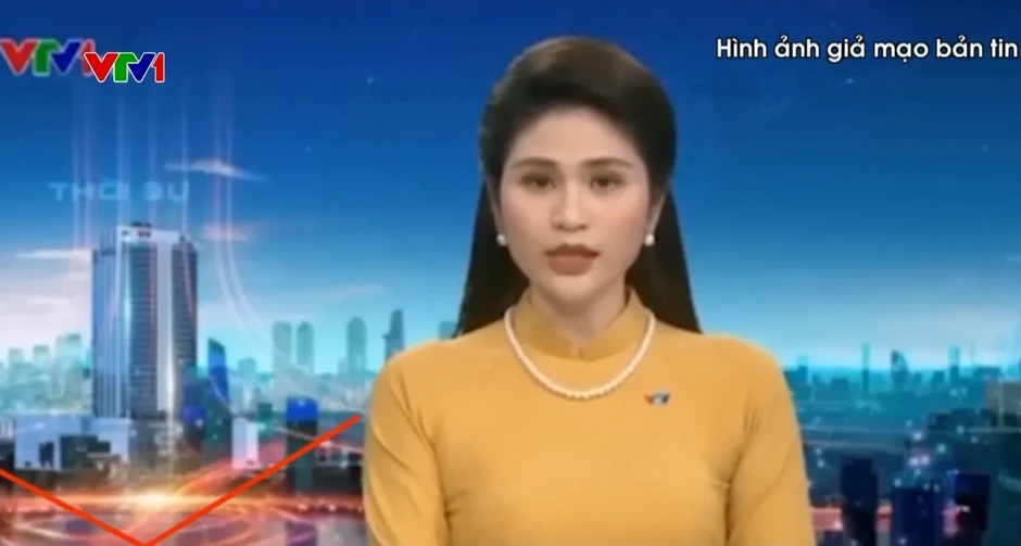 Mạo danh phóng viên VTV, dùng AI làm giả bản tin để lừa đảo