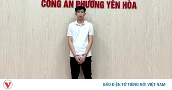 Nam thanh niên trộm cắp tại bãi xe siêu thị ở Hà Nội