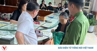 Ngăn chặn kịp thời cụ bà 70 tuổi bán 19 chỉ vàng chuyển cho đối tượng lừa đảo