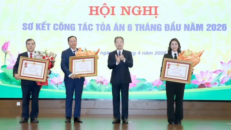 Ngành tòa án quyết tâm phấn đấu hoàn thành chỉ tiêu năm 2026